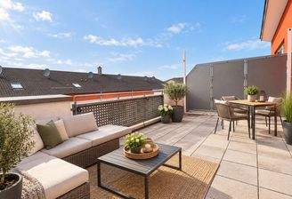 Dachterrasse visualisiert