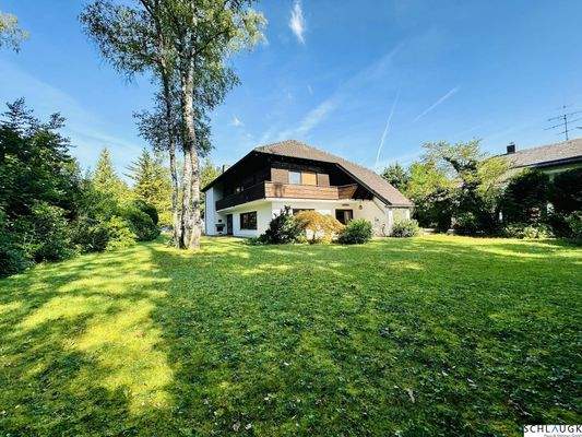 Garten Südseite Hausansicht