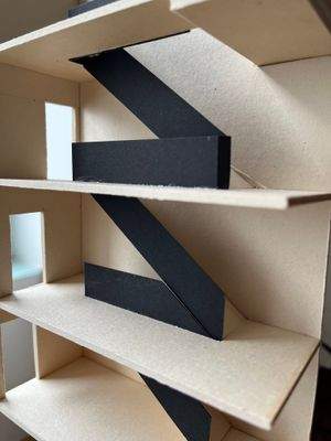 Treppengeländer Modell