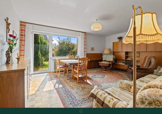 Wohnzimmer mit Terrassenzugang