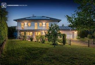 Das Landhaus bei Nacht