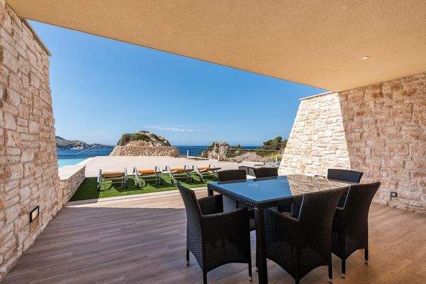 Überdachte Terrasse