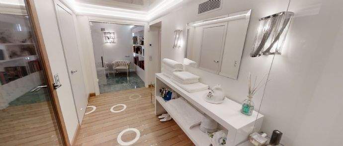 EG/ Vorraum Spa-Bereich/ Blick Richtung Bibliothek