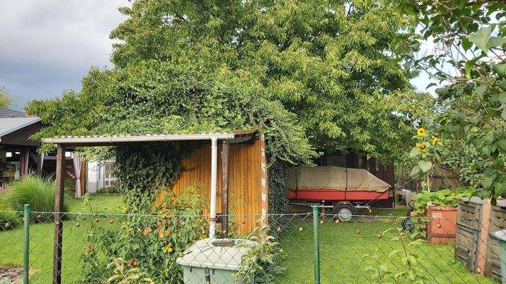 Gemüsegarten am Bauwagen