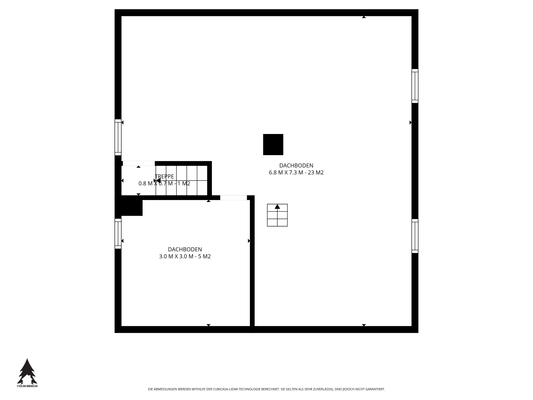 Grundriss DG Wohnhaus