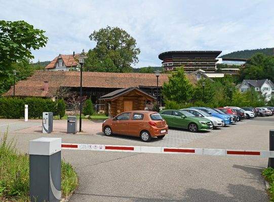 Schranke zum Parkplatz