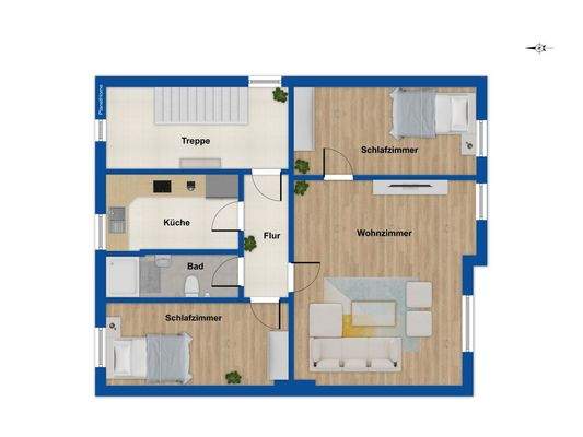 Grundriss 1. Obergeschoss