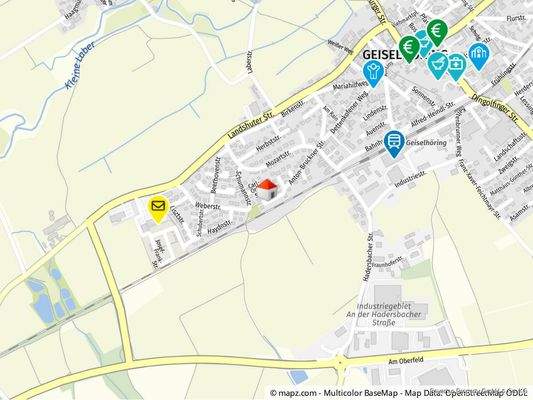 Geolyzer Kartenausschnitt