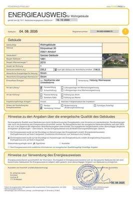Energieausweis Teil 1