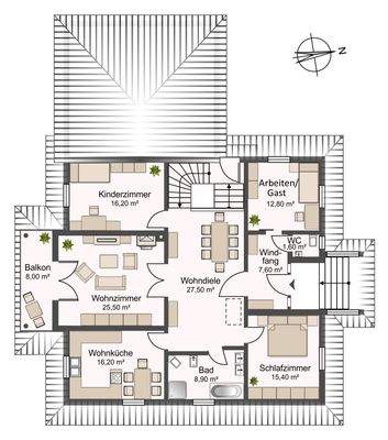 Grundriss Erdgeschoss