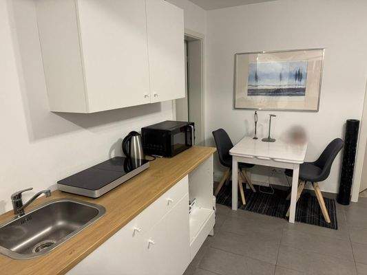 Offene Küche - diese Möbel sind ausgebaut