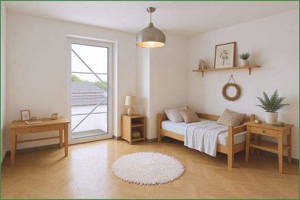 Schlafzimmer visuell-KI generiert