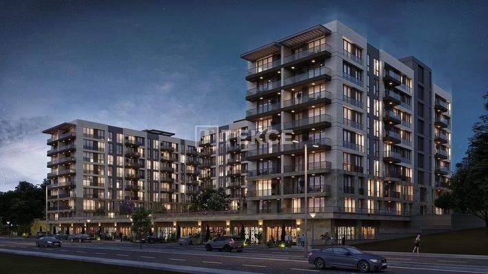 Lake-View Apartments in a Complex with Pool in Avcılar Istanbul