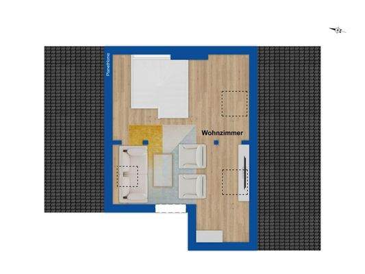 Grundriss Spitzboden