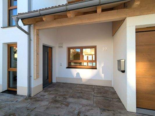 Geschützter Hauseingang