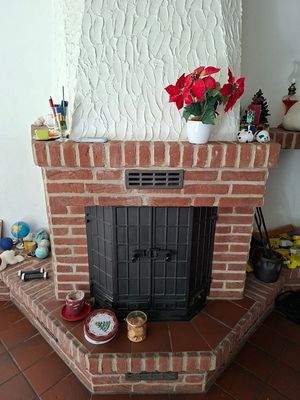 Kamin im Wohnzimmer