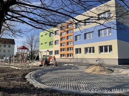 Hort Hohenthurm kurz vor Fertigstellung 