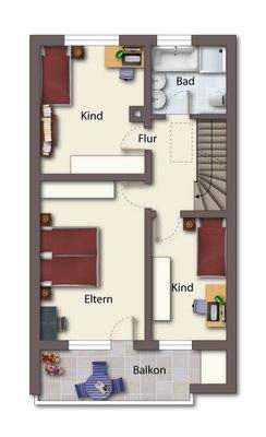 Grundriss Obergeschoss