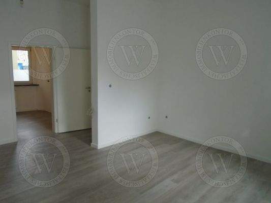 Passageway kitchen bathroom