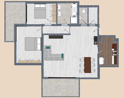 Grundriss 3D Zeitlarn