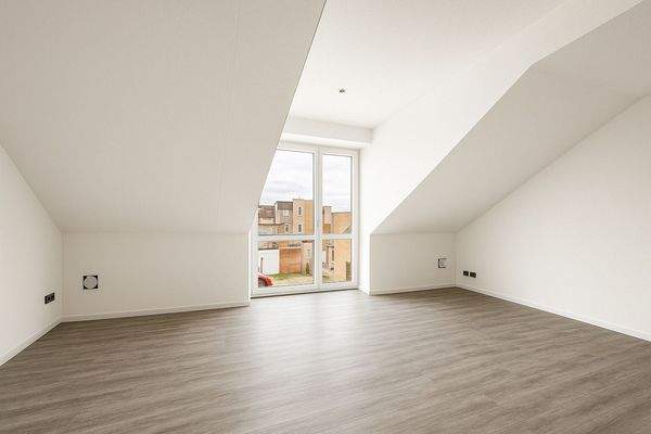 Schlafzimmer  -  KI-generiertes Bild aus Rohbauzustand! Abweichungen möglich!