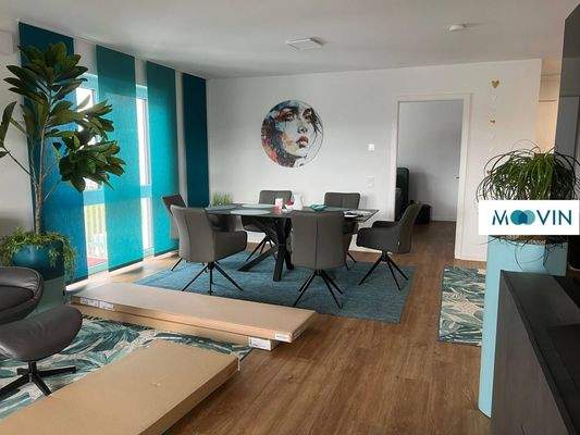 Ansicht I: Wohn - und Essbereich