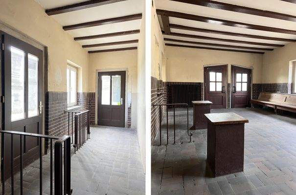 Hintereingang / Wartehalle