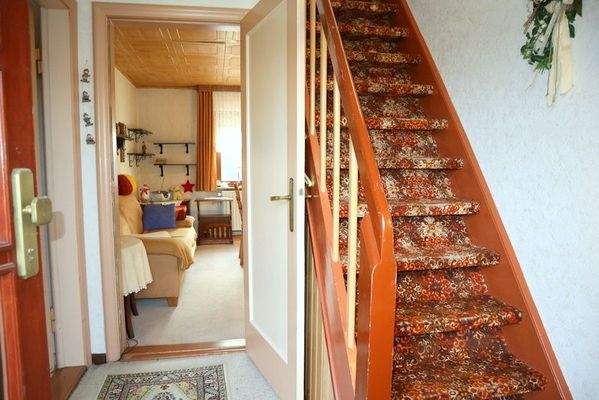 Treppenaufgang in Obergeschoss