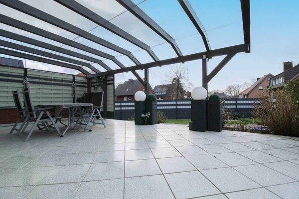 Überdachte Terasse