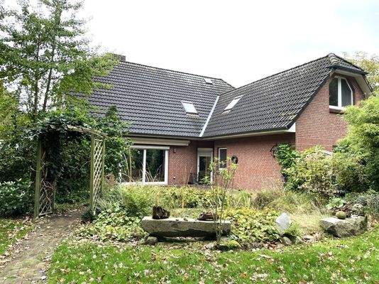 Blick vom Garten aus