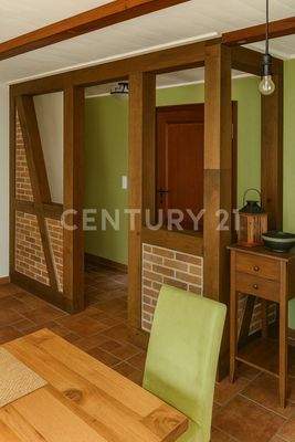 Wohnraum mit natürlicher Atmosphäre