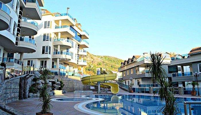 Turnkey Properties with Castle and Sea View in Alanya