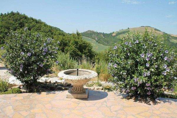 Herrlicher Blick von der Terrasse