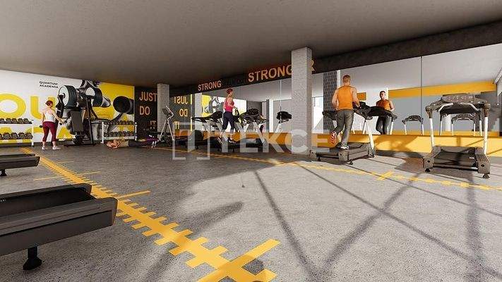 Pool View Apartment in a Complex in Avsallar Alanya Antalya