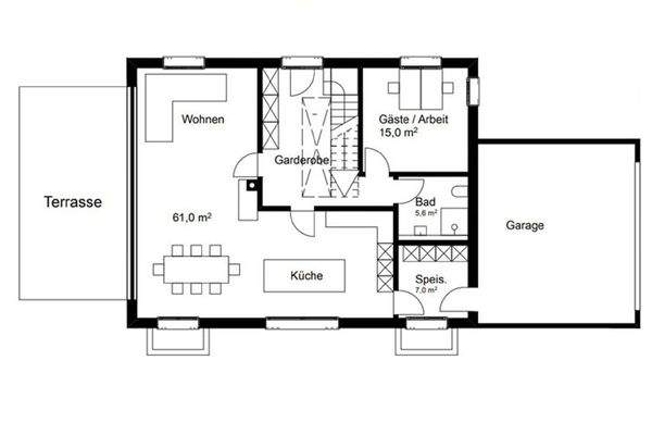 Grundriss Erdgeschoss