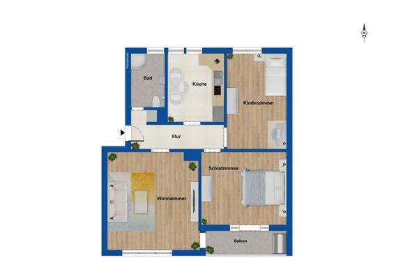 Grundriss Obergeschoss