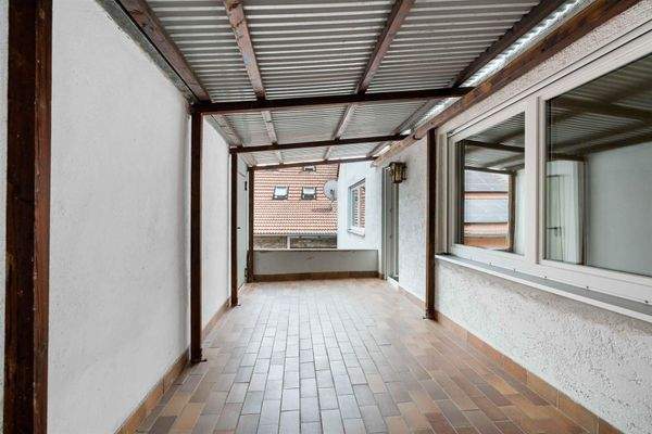 Terrasse, überdacht