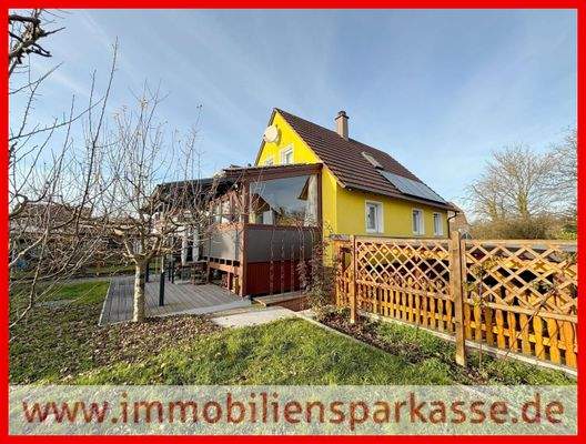 Rückansicht des Hauses