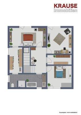 Grundriss OG visualisiert