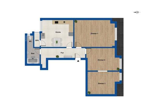 Grundriss - Dachgeschoss