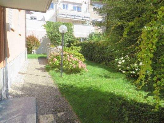 Hausansicht Eingangsbereich