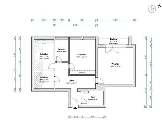 S&P | Grundriss 3. Obergeschoss