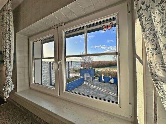 Blick aus dem Küchenfenster