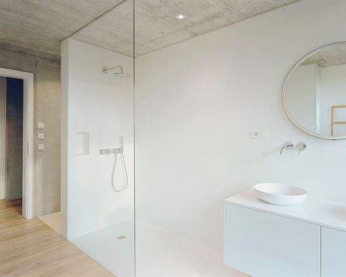 Sichtbetondecken im Gartengeschoss