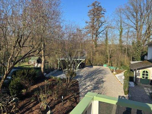 Ausblick in den Garten