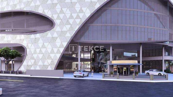 Shops in a High-Traffic Location Near Antalya Airport in Aksu