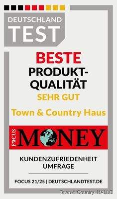 Siegel_DT_Produktqualit則_Sehr gut_2025_Town & Country Haus