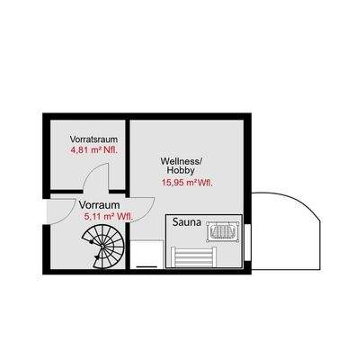 Grundriss UG/Souterrain