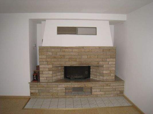 Kamin im Wohnzimmer, Leibnizstr. 10