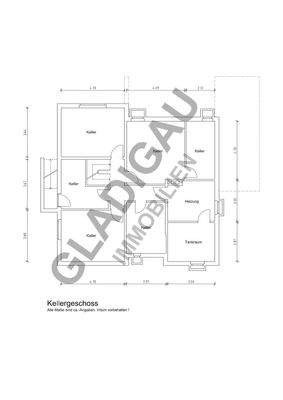 Grundriss Kellergeschoss
